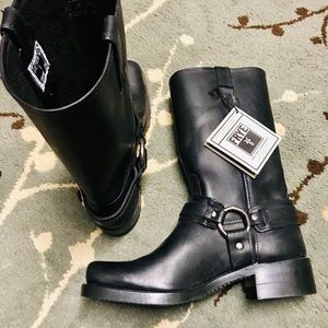 Frye Womens Belted Hardness Boots